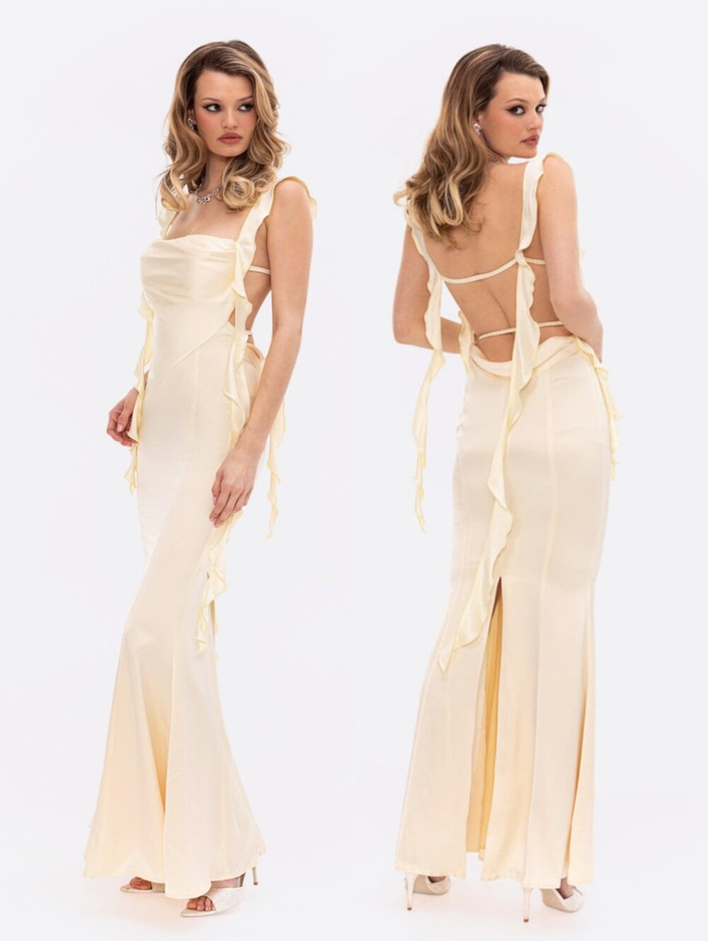 Nana Jacqueline Caroline Yellow Dress